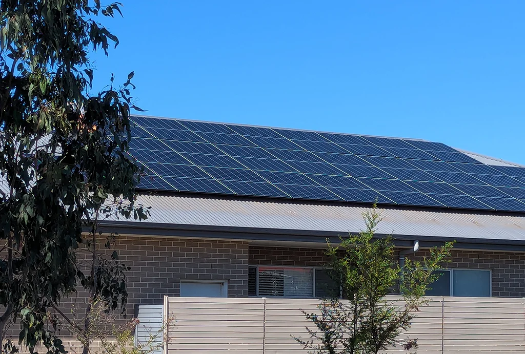 AIKO solar system on roof